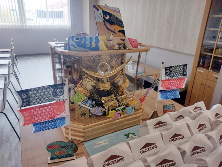 こどもの日のお祝いを行いました。